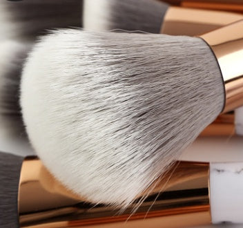 Luxury 11-Piece Marble Makeup Brush Set