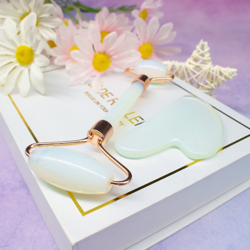 Opal Face Roller and Skincare Beauty Set