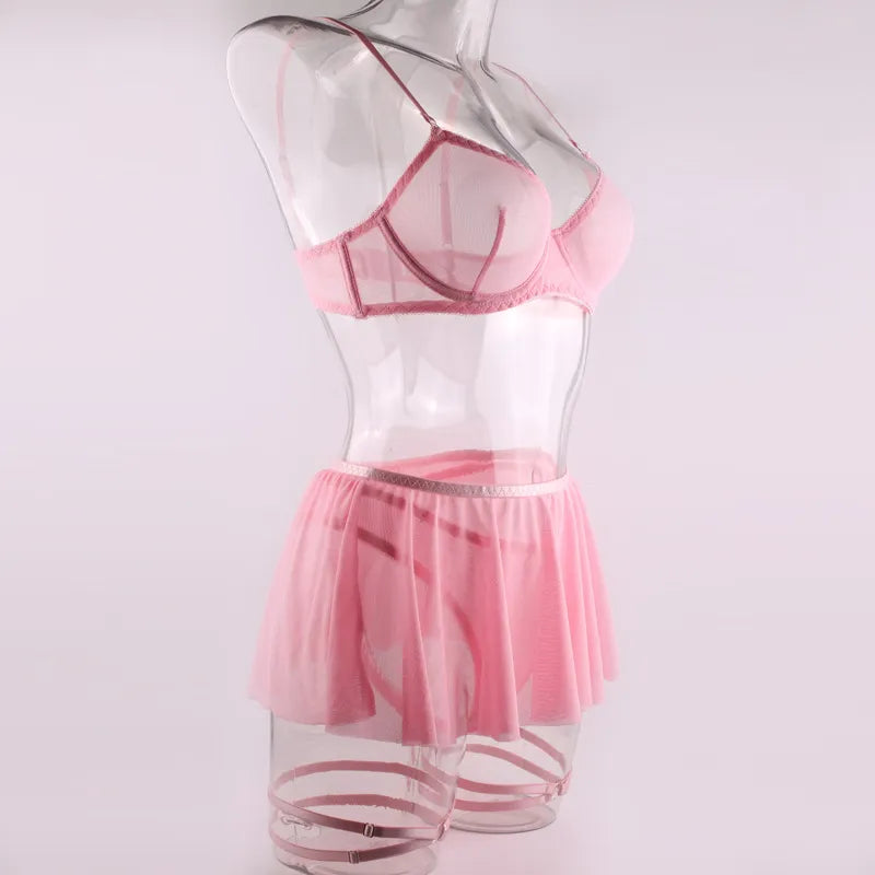 Women's Mesh Bra With Steel Ring