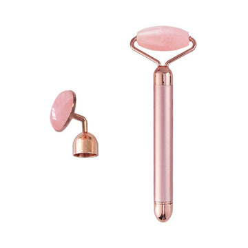Dual Jade Roller Beauty Stick for Face Massage