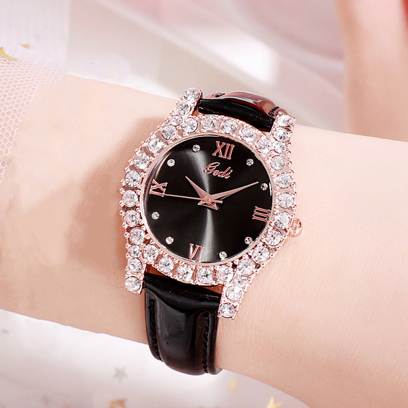 Elegant Ladies Diamond Casual Watch