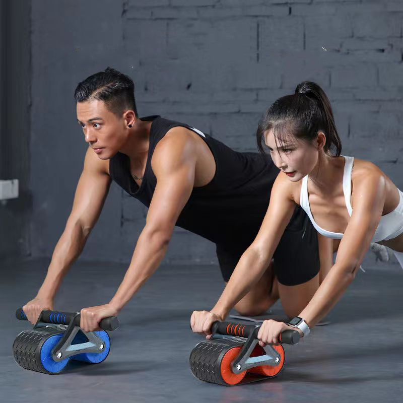 Double Wheel Automatic Ab Roller for Home Gym