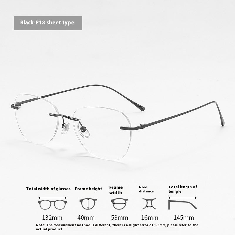 Fashionable Frameless Glasses for Women