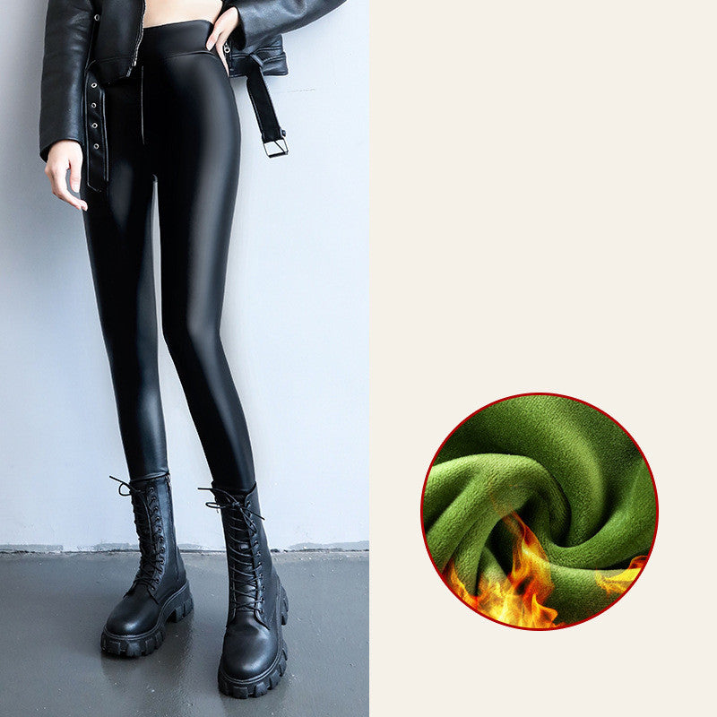 Women’s Cashmere Leather Trousers for Elegance