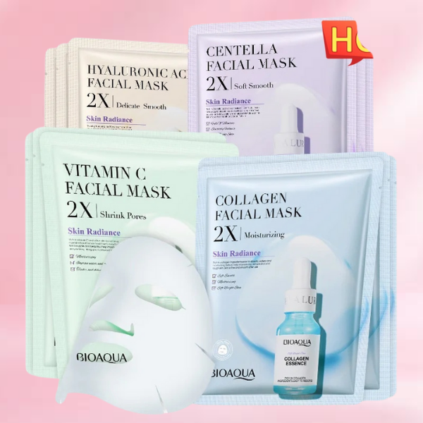 Collagen Face Mask Moisturizing Firming Face Sheet Mask Hyaluronic Acid Facial Masks Beauty Skin Care Gel Skin Care
