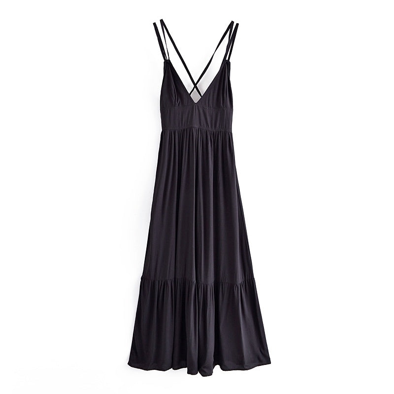 Sexy Design Women’s Suspenders Long Skirt