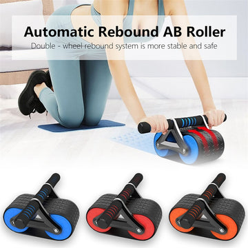 Double Wheel Automatic Ab Roller for Home Gym